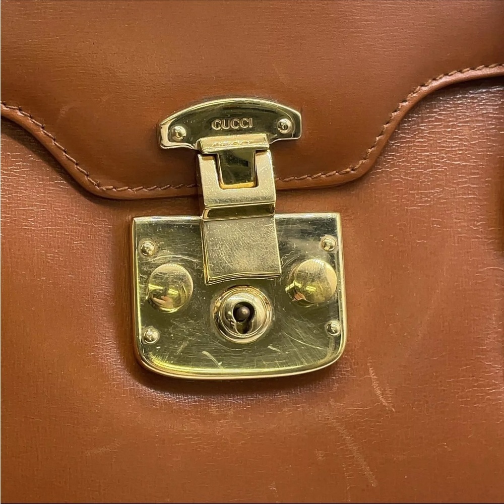 Vintage Gucci top handle leather handbag​​ - Picture 8 of 17